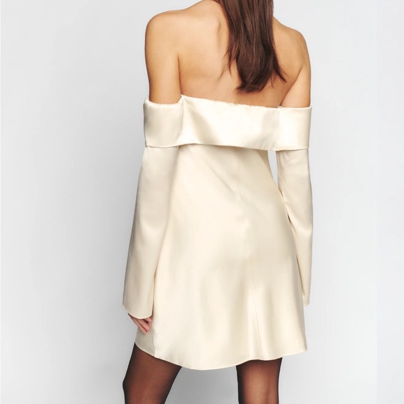 Reformation maves satin dress L NWT - Picture 2 of 5